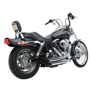 Vance & Hines 2-1/2" ShortShots Staggered Exhaust Chrome 91-05 Dyna