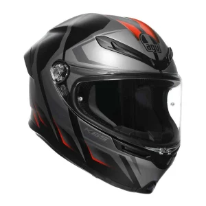 AGV K6 S Karve Helmet Matte Black/Grey/Red