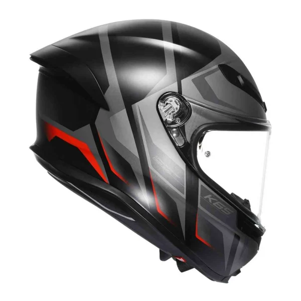 AGV K6 S Karve Helmet Matte Black/Grey/Red