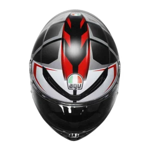 AGV K6 S Karve Helmet Matte Black/Red/White, Motoee.com