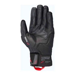 Alpinestars Belize V3 Drystar Waterproof Gloves Black/Grey/Red, Motoee.com