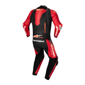 Alpinestars GP-R7 1-Piece Leather Suit Black/Red, Motoee.com