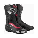 Alpinestars SMX-6 V3 Boots Black/Silver/Red