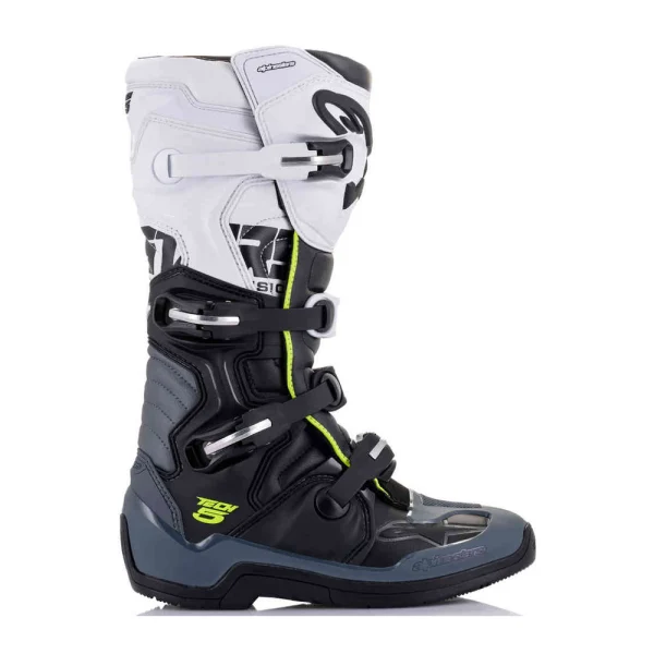 Alpinestars Tech 5 MX Boots Black/Grey/White