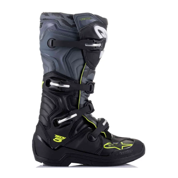 Alpinestars Tech 5 MX Boots Black/Grey/Yellow