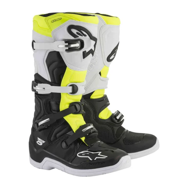 Alpinestars Tech 5 MX Boots Black/White/Yellow