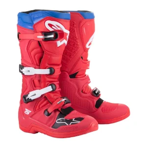 Alpinestars Tech 5 MX Boots Blue/White/Red