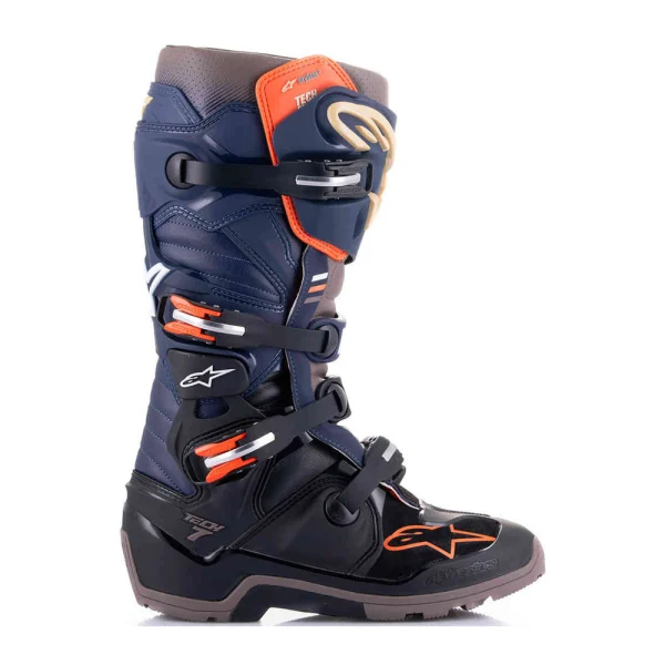 Alpinestars Tech 7 Enduro Drystar MX Boots Blue/Black/Grey