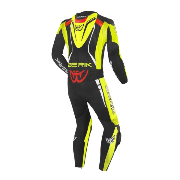 Berik Absolute GP 1-Piece Leather Suit Black/Red/Yellow