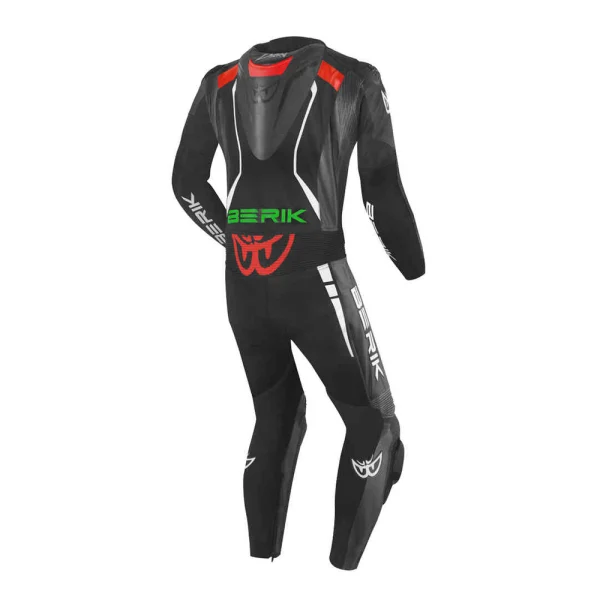 Berik Absolute GP 1-Piece Leather Suit Black/Red/Green