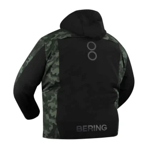 Bering Davis King Size Waterproof Jacket Black/Camo, Motoee.com