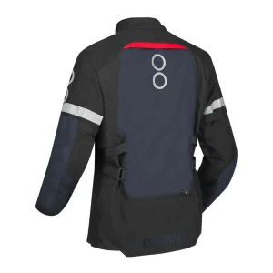 Bering Halifax 17353 Waterproof Jacket Black/Anthracite/Red, Motoee.com