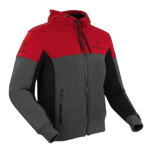 Bering Hoodiz Vented Jacket Black/Anthracite/Red