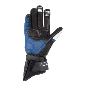 Bering Snap Gloves Black/Blue/White, Motoee.com