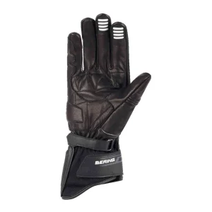 Bering Snap Gloves Black/White, Motoee.com