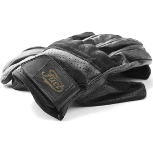 Fuel Rodeo Perforated Gloves Black, Motoee.com