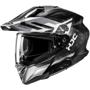 HJC RPHA 60 Dakar MX Helmet Silver/Black/White, Motoee.com