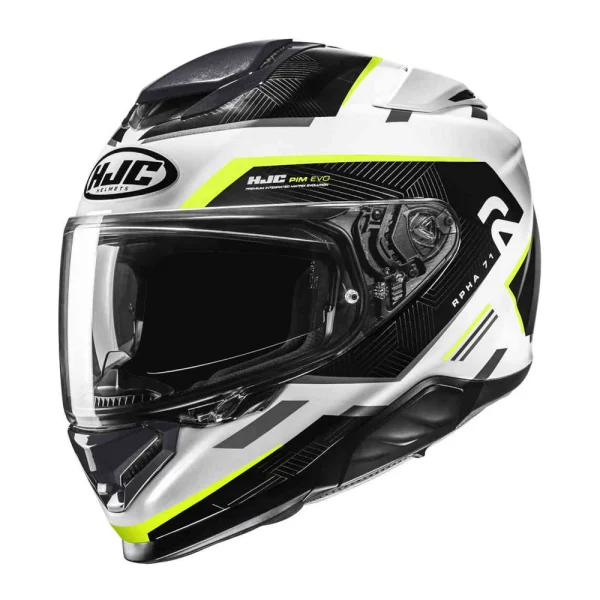 HJC RPHA 71 Ellon Helmet White/Black/Yellow
