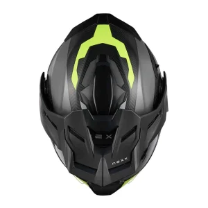 Nexx X.Lifecountry Terra Carbon Helmet Matte Grey/Neon, Motoee.com