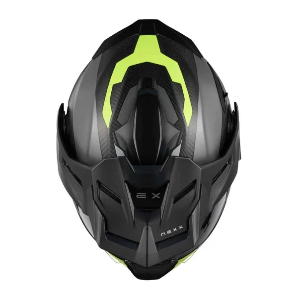 Nexx X.Lifecountry Terra Carbon Helmet Matte Grey/Neon