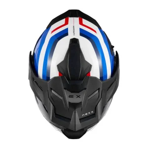 Nexx X.Lifecountry Westbound Helmet Blue/Red, Motoee.com