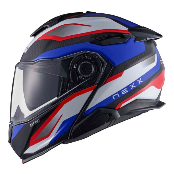 Nexx X.Lifetour Pro Mile Carbon Helmet Matte Blue/Red