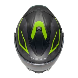 Nexx X.Lifetour Pro Mile Carbon Helmet Matte Grey/Neon, Motoee.com