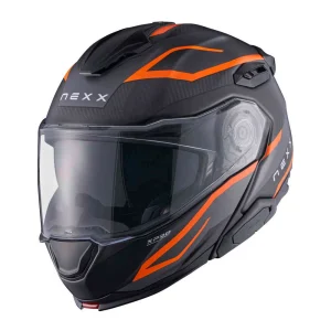 Nexx X.Lifetour Pro Mile Carbon Helmet Matte Grey/Orange