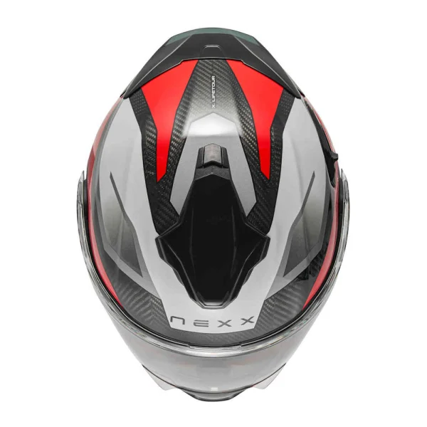 Nexx X.Lifetour Pro Mile Carbon Helmet White/Red
