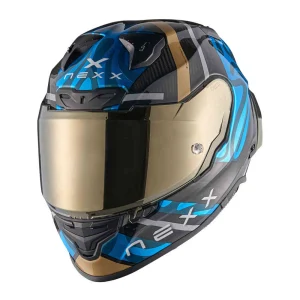 Nexx X.R3R Swirl Carbon Helmet Blue