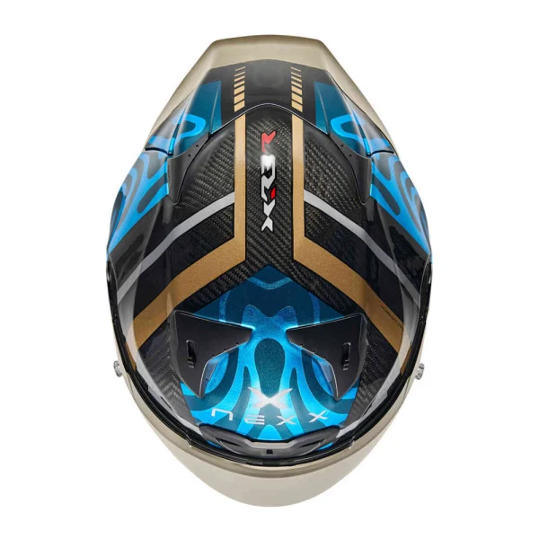 Nexx X.R3R Swirl Carbon Helmet Blue