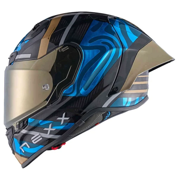 Nexx X.R3R Swirl Carbon Helmet Blue