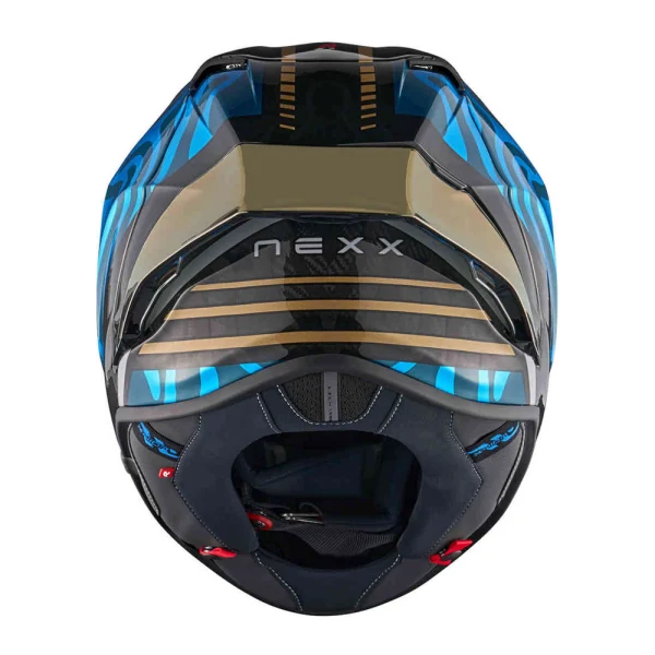 Nexx X.R3R Swirl Carbon Helmet Blue