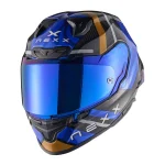 Nexx X.R3R Swirl Carbon Helmet Dark Blue