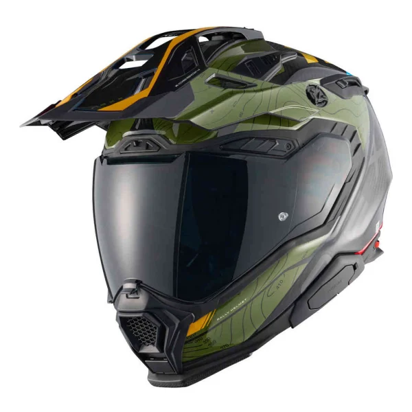 Nexx X.WED 3 Furka Carbon Helmet Green/Yellow