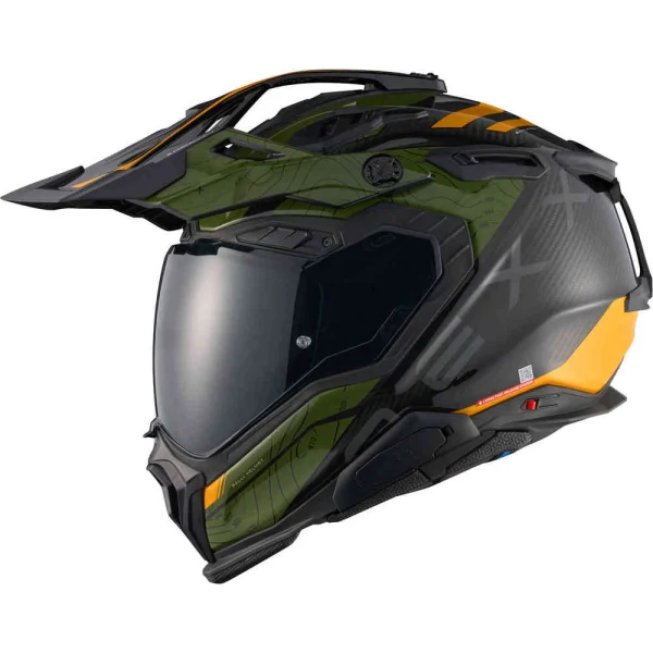 Nexx X.WED 3 Furka Carbon Helmet Green/Yellow