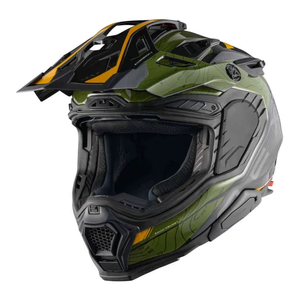 Nexx X.WED 3 Furka Carbon Helmet Green/Yellow