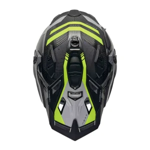 Nexx X.WED 3 Furka Carbon Helmet Grey/Neon, Motoee.com