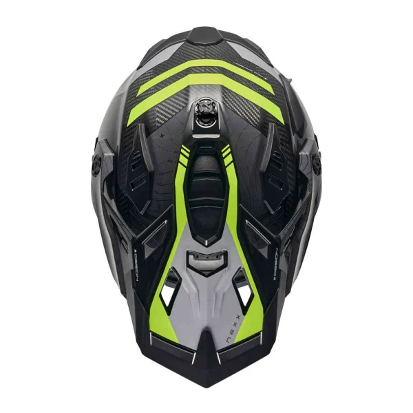 Nexx X.WED 3 Furka Carbon Helmet Grey/Neon