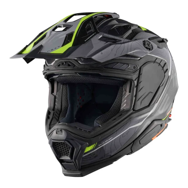 Nexx X.WED 3 Furka Carbon Helmet Grey/Neon