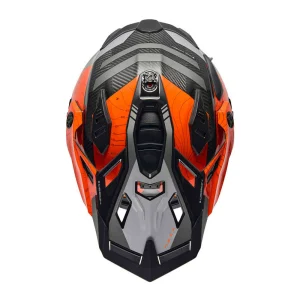 Nexx X.WED 3 Furka Carbon Helmet Grey/Orange, Motoee.com