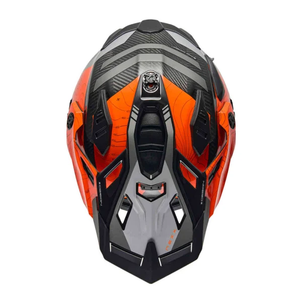 Nexx X.WED 3 Furka Carbon Helmet Grey/Orange