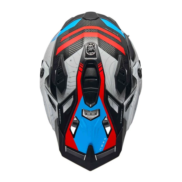 Nexx X.WED 3 Furka Carbon Helmet Red/Blue