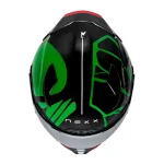 Nexx X.WST 3 B-Side Helmet Black/Green