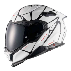 Nexx X.WST 3 B-Side Helmet White/Black, Motoee.com