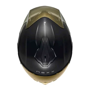 Nexx Y.100R Subsonic Helmet Matte Black/Gold, Motoee.com