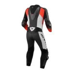 Revit Control 1-Piece Leather Suit Black/White/Red