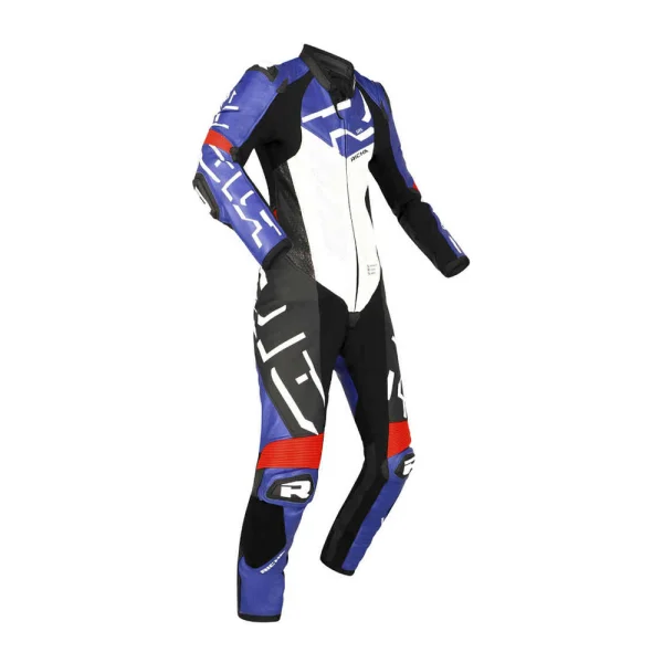 Richa Stradale GP One Piece Leather Suit Blue/Red/Black/White