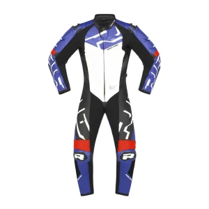 Richa Stradale GP One Piece Leather Suit Blue/Red/Black/White, Motoee.com