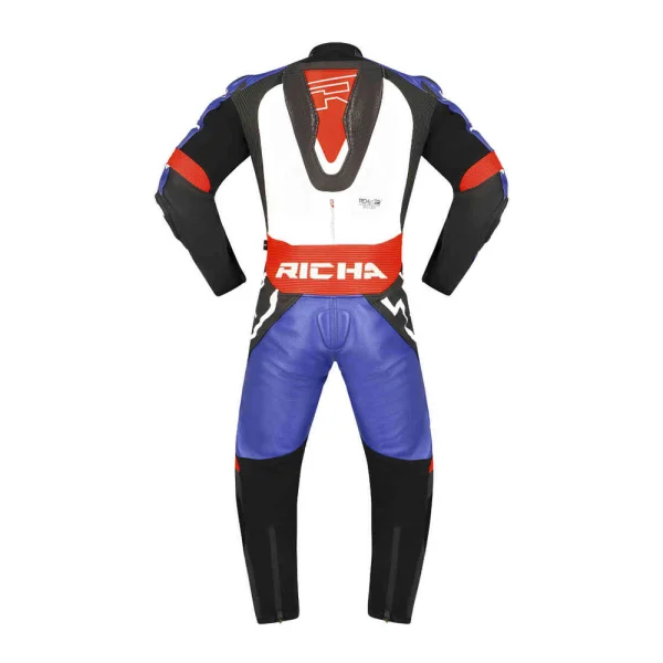 Richa Stradale GP One Piece Leather Suit Blue/Red/Black/White